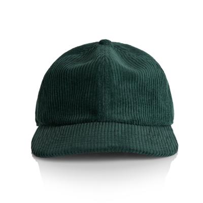 China COMMON Empty Corduroy Hat Custom Design Army Green 6 Panel Dark Cord Baseball Cap High Quality Custom Logo for sale