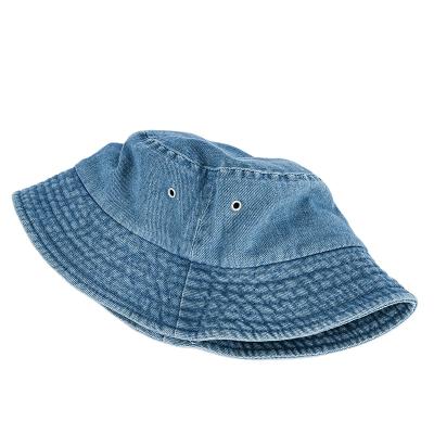 China COMMON high quality fashion denim slouch bucket hat custom made OEM/ODM logo for women for sale