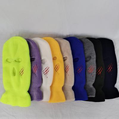 China Wholesale Designer Mens COMMON Wholesale Custom Printed Embroidery Balaclava 3 Hole Face Ski Mask for sale