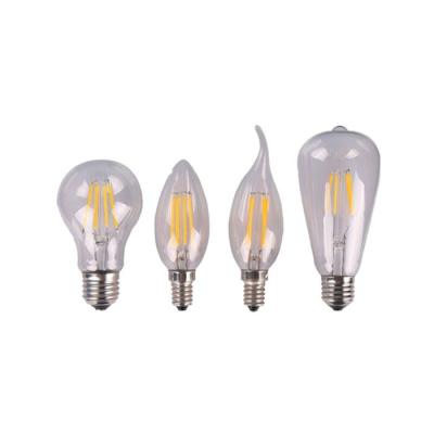 China Factory direct sale 2W 4W 6W 8W 10W E14 E26 E27 residential led filament bulb for sale