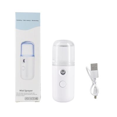 China Multifunctional Mini Nano Facial Steamer Face Steamer Moisturizer Skin Sanitizer USB Facial Spray for sale