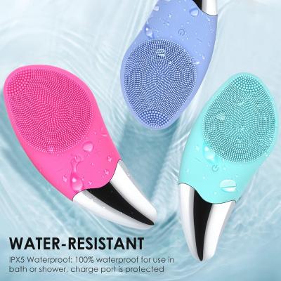 China 2022 Fashionable Handheld Electric Facial Cleansing Clean Brush DEEPLY CLEANING Face Device Detergent Massager Brush for sale