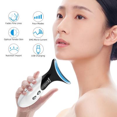 China Wrinkle Remover New Beauty Remover 2022 Arrivals Beauty Photon Face Lift Neck Massager Wrinkle Remover Home Beauty Machine for sale