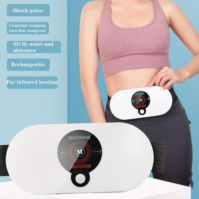 China High Frequency Vibration & Mini Electric Abdominal Massage Machine Body Massage Vibrator Device Body Heating Massagers for sale