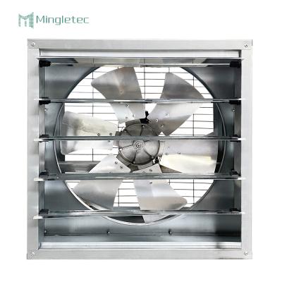 China Hotels 380V 800mm Wall Window Mounted Heavy Type Industrial Hammer Exhaust Fan for sale