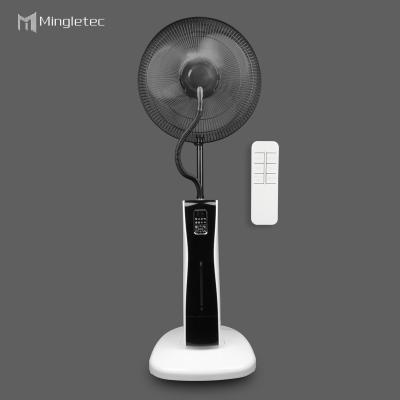 China Stand Remote Control Water Spray Mist Fan Wholesales 16 Inch Indoor Standing Water Cooling Spray Ultrasonic Air Humidifier Mist Fan Remote Control for sale