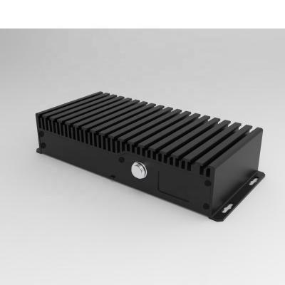 China Aluminum alloy compact design 2.24GHz J3160 Fanless CPU recessed fanless industrial mini computer with 4G RAM/128G SSD/WIFI/Amplified speaker/MIC/AUDIO/GbE/USB3.0 for sale