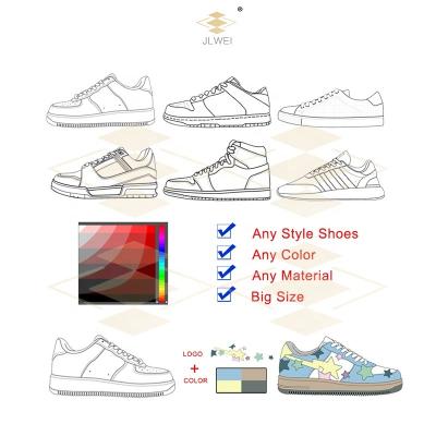 China High Quality Anti-slippery Custom Made Woman Shoe OEM Custom Shoes With Logo For Man Printing Sneakers Canvas for sale