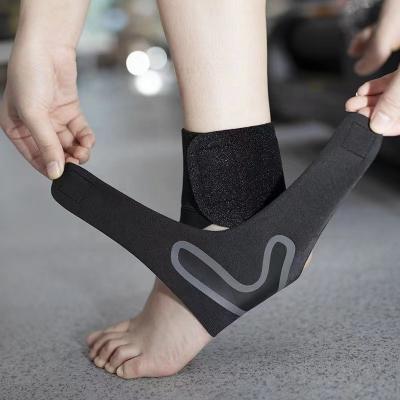 China Daily Life + Sports Adjustable Neoprene Lace Up Ankle Brace Bandage Support Guard Sprains Injury Wrap Orthosis Stabilizer for sale