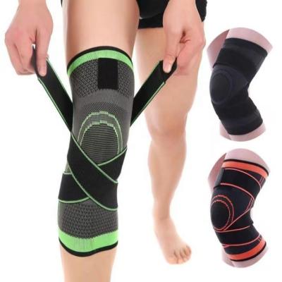 China Hot Sale Sports Knee Pads Adult Elastic Breathable Anti-collision Basketball Kneepads Running Pad Gear for sale