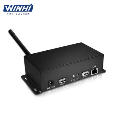 China MPC1920-NW Cheapest Classic Metal Shell Network USB Digital Media Player Android CMS Built In WIFI Module MPC1920-NW for sale