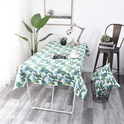 China Latest Design CLASSIC Polyester Tablecloth Home Waterproof Table Cloth Designs for sale