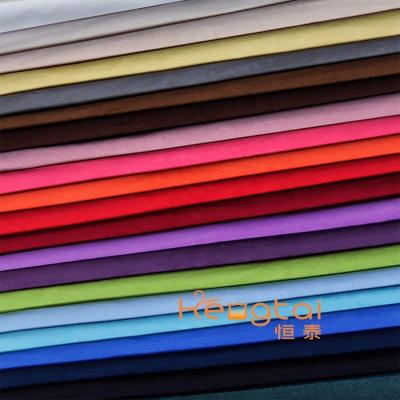 China Wholesale Faux Polyester 100% Micro Suede Weft Warp Shrink-Resistant Sofa Car Seat Fabric Stock On Hand for sale