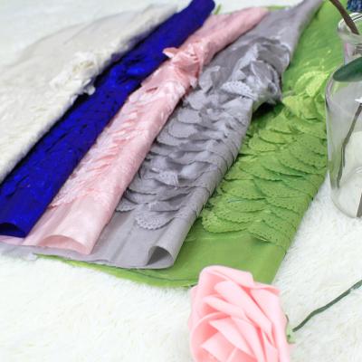 China Pure and fresh sofa pillowcase fabric wedding seven layers size stitching fabric pink pan fabric HT-PCTEF-C for sale