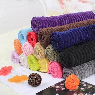 China Stripe 2. 5 striped brocade polyester corduroy fabric sofa shoes toys fabric NPCJF-C for sale