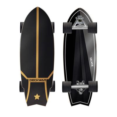 China Adult Hot Selling Surf Skateboard Carve Board With CX7 Skate Aluminum Board Maple Truck 7ply Sport Pumping Street for sale