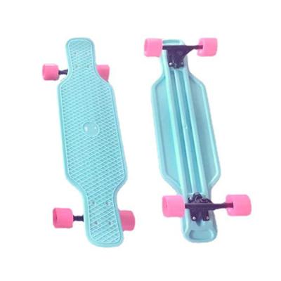 China 2021 New 24 Inch Adult Plastic Skateboard Kick Deck Skate Boards For Adult Or Kids for sale