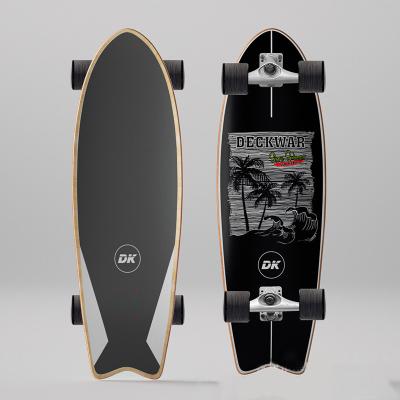 China New Adult Custom 32 Inch 7 Ply Maple CX4 Truck Customized Land Surfboard Cruiser Surfboard Skateboard Wholesale for sale