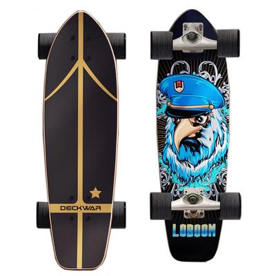 China Fat Truck Fat Cruiser Adult Maple Wood Land Surfing Skateboard 28 Inch CX4 For Carving Pumping for sale