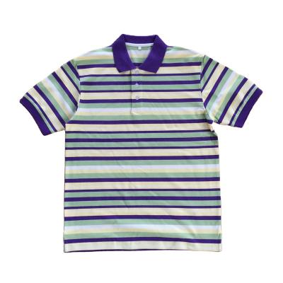 China 32'S Stripe Auto Pique Breathable With Spandex/Cotton/Spandex/Pique/Knitted/Fabric/Men/Boy/Girl/Women/Lady/Dress/Garment/Polo Shirt/T-shirt for sale