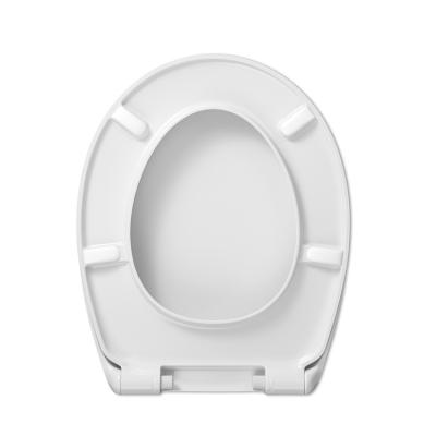 China Wholesale Price WC UF Slim Flush Cover Bathroom Sanitary Ware O Shape Toilet Seat for sale