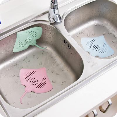 China Bathroom Kitchen Viable Silicone Shower Tub Floor Filter Rubber Water Stopper Sink Drain Strainer Hair Catchers Filter Sink Drain for sale