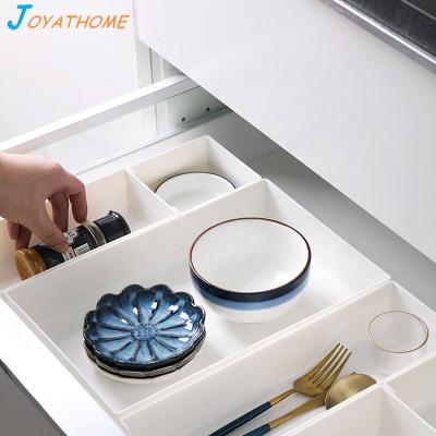 China Sustainable Kitchen Drawers Tray For Spoon Knife Fork Flatware Organizer Storage Holder Accessories Tools Kitchen Tableware Utensil Rack for sale