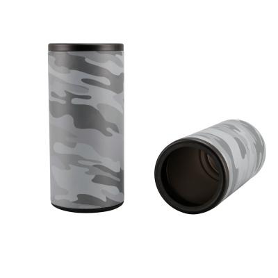 China Sustainable Cooler Can Coke Bottle Sport Bottle Double Wall Stainless Steel Mug With Lid for sale