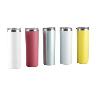 China Amazon hotsale customized viable stainless steel color water bottle outdoor sport tumbler 22oz insulate flask for sale