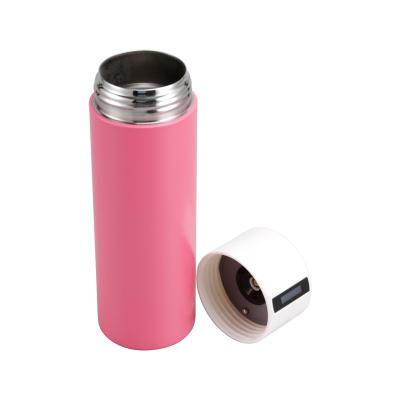 China Viable Sterilize Lid Ultraviolet Light UV Light Food Grade 18/8 Stainless Steel Water Bottle Vacuum Flask for sale