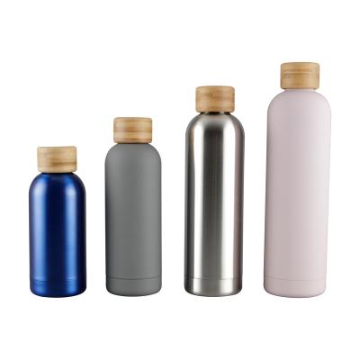 China Amazon Sustainable Hot Sale 18/8 Stainless Steel Water Bottle Double Wall Insulated Vacuum Flask With Lid for sale