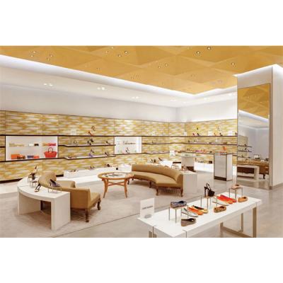 China Store fixture for cosmetic and perfume shop Shanghai factory simple design style beauty shop display furniture wholesale for sale