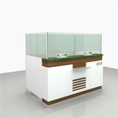 China Customized mobile jewelry store counter design store counter design for sale