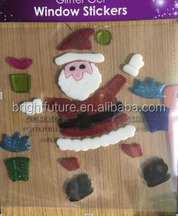 China Decorative Sticker Christmas Window Gel Sticker for sale