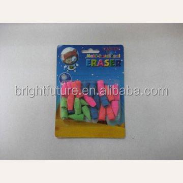 China Colorful Promotional Eraser Pencil Eraser Office Supplies Pencil for sale