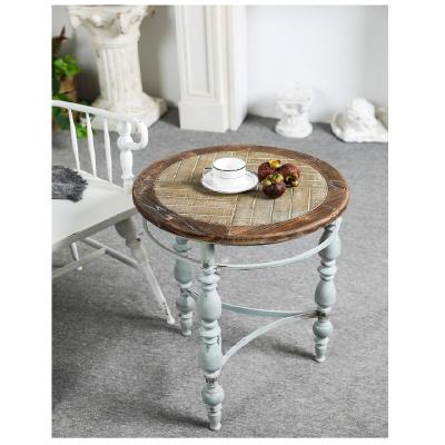 China Fluent ; high stability; fast delivery INNOVA small wood carved coffee table, antique shabby chic side corner table for sale