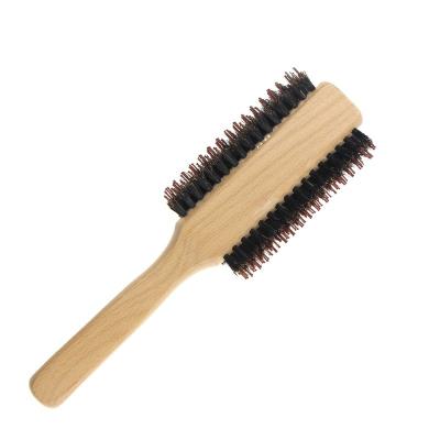 China Masterlee Compact Brand Bristle Wooden Beard Brush For Men 100% Horse Hair Beard Brush for sale