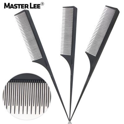 China Masterlee Brand Durable Hair Salon Equipment Plastic Teasing Comb for sale