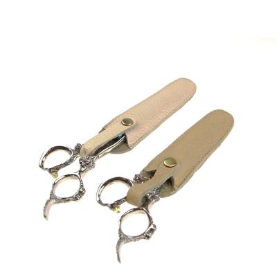 China High Quality Leather Mini Scissors Bag Multicolor Portable Barber Bag Salon Hair Styling Tools for sale