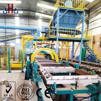 China Automatic Horizontal Machinery Repair Shops Sand Casting Line With Flask for sale