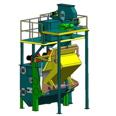 China Factory QR3210 Crawler Shot Blasting Machine With Auto Feeding Device / Auto Loading System for sale