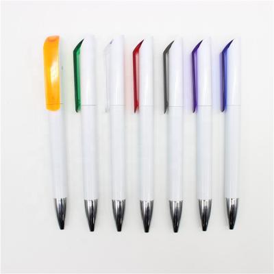 中国 office & Comfortable Executive Ball Pen School Pen Pearl White Plastic Ballpoint Pen 販売のため