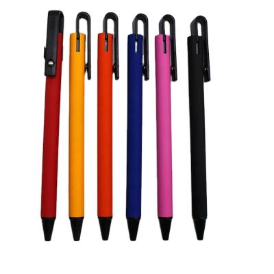 China office & School Pen Hot Sale Promotional Pen Logo Ballpoint Pen Spray Glue Metal Pen Custom Stain en venta