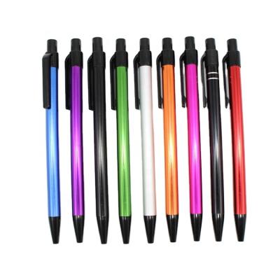 China office & Promotional Metal Pens Heavy Metal School Pen Ball Thin Metal Pen en venta