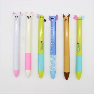 中国 office & White School Pen Two Color Cat Pen Personalized Ballpoint Pen 販売のため