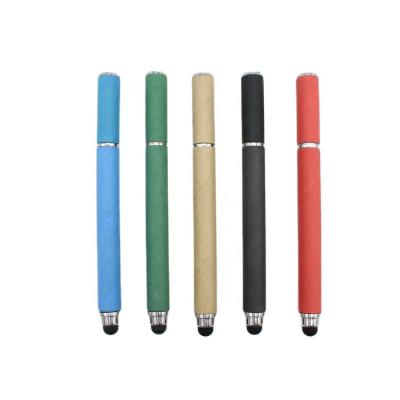 China office & Eco-Friendly School Ballpoint Pen Mini Click Paper Tube Ballpoint Pen Paper Roll Pen en venta