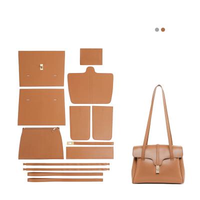 China Water proof diy bag bag kit fashion handmade genuine leather soft28 capacity diy bags big for ladies girls making kit chunxiaoyu for sale