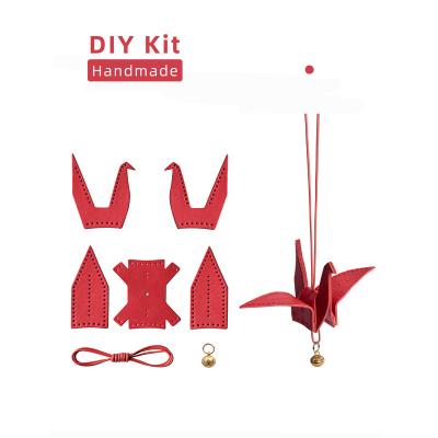 China China DIY handmade leather pendant kit with tools and instruction gift for girl/boy for love.diy leather bag handmade birthday gifts for sale