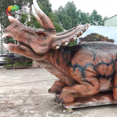 China Animatronic Triceratops Model For Theme Park Decoration for sale