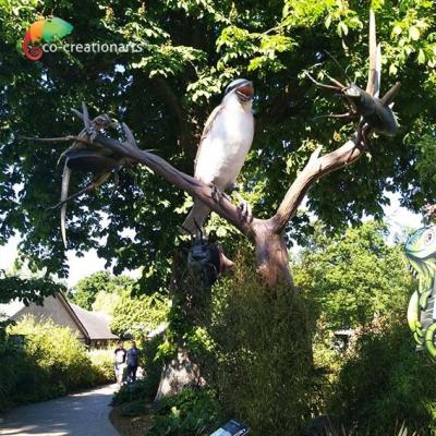 China ISO Garden Ornaments Realistic Animatronic Looking Bird Lifelike Animals for sale